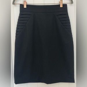 Gianni Bini Black Fitted Pencil Skirt